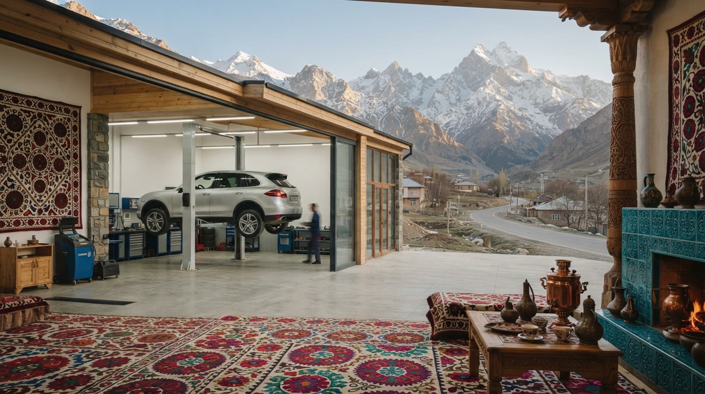 Auto Service in Tajikistan with Starlink Internet