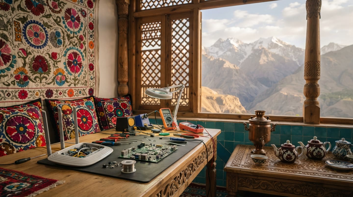 Starlink Equipment Repair & Configuration in Tajikistan